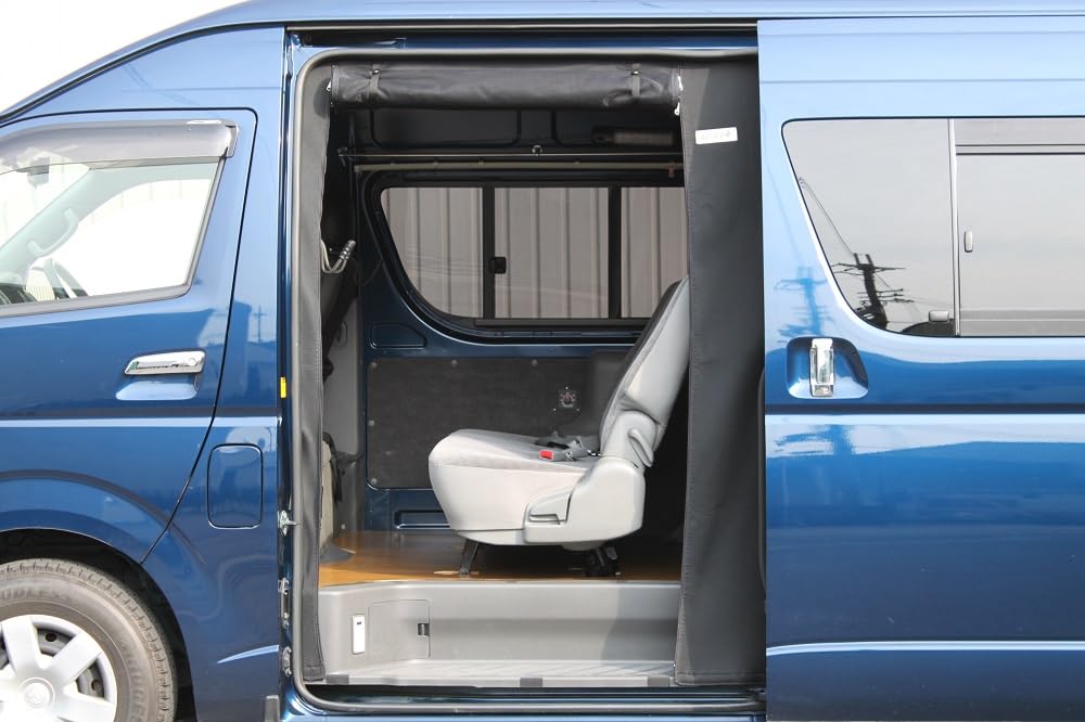 neru 海製 200系ハイエース標準セカンド左側専用網戸 Amazon.co.jp: neru海 200系ハイエース 蚊帳（かや）ネット・左